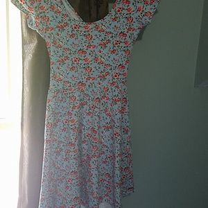 Forever 21 blue floral dress